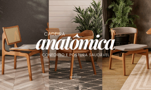 Cadeira anatômica: conforto e postura saudável