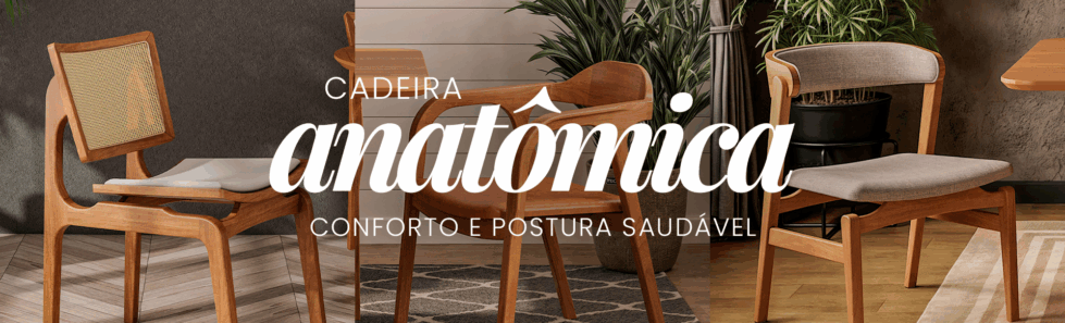 Cadeira anatômica: conforto e postura saudável