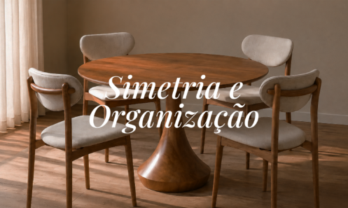 Simetria e organização: o segredo para uma sala de jantar impecável